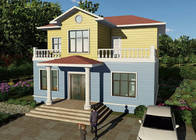 Light Steel Earthquake Resistant Prefabricated Houses / Pre Built Homes / Modular Office