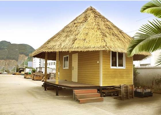 Hurricane Proof Prefab Bungalow , Overwater Bungalow Prefab Wooden House