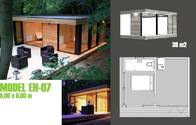 Light Steel Frame Modern Moveable Accents Holiday Home/ Prefabricated Garden Studio For Holiday Living
