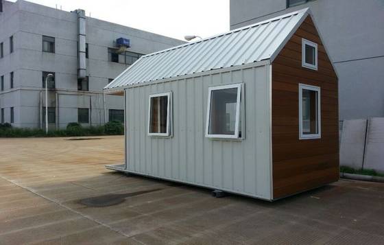 High Quality Mini Hotel Prefabricated Garden Studio , Light Steel Frame Prefab Hotel Custom House With New Design