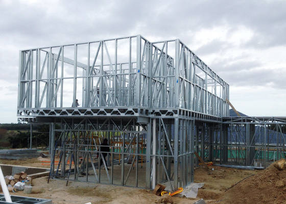 Low Cost Light Gauge Steel Frame Prefab Modular Homes Two Story Houses Manufactured In China