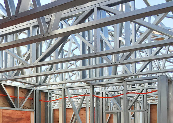 Prefab Light Gauge Steel Frame Garden Studio House  ISO Standard