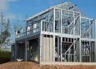 Steel Structure Modern Wooden Log Houses , High Insulation Prefabricated Bungalow Homes