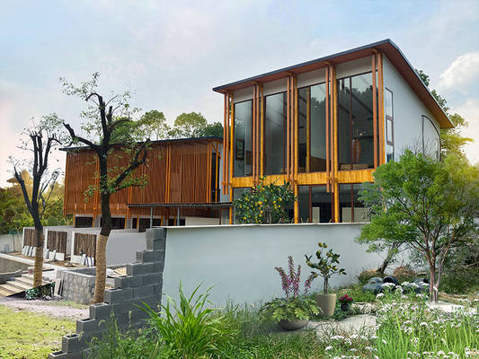 Modular Light Steel Frame Prefab Home With Big Windows | Kit Home Solutions