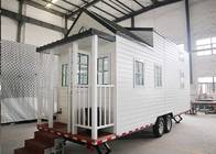 Light Steel Prefabricated Luxury Tiny House Co On Wheels And Modern Modular Wpc Board Prefabricated