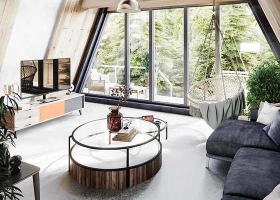 Modern Design Prefab A House With Light Steel Frame Garden Studio For Work And Holiday