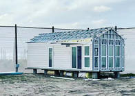 EU USA Prefab Mobile Homes Prefabricated Gable Light Steel Foldable House