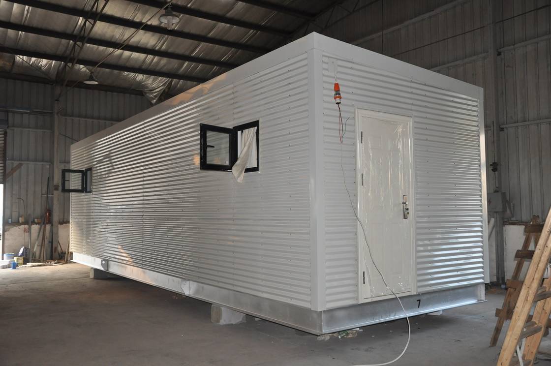 Steel Frame Prefab Modular Homes Mobile Guard House For