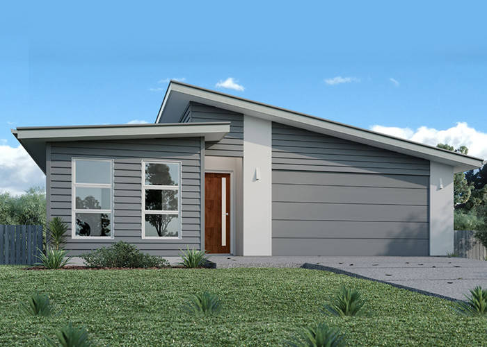 Australia Style Prefab House Kits Modern With Wpc As Exterior Wall Cladding