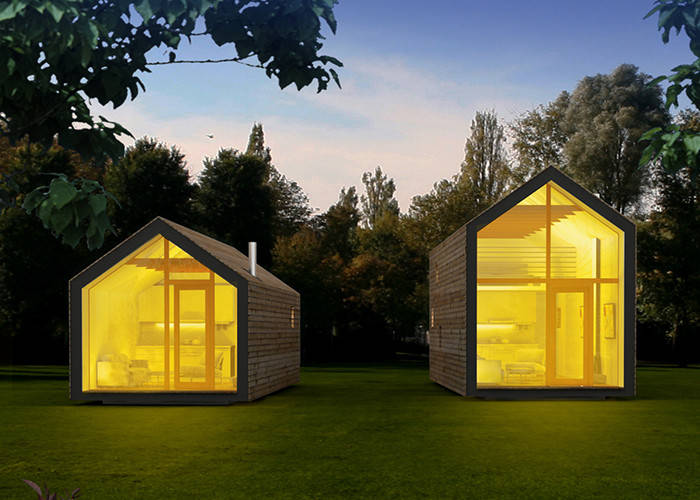 High Performance Prefab Modular Homes Steel Frame Fiber ...