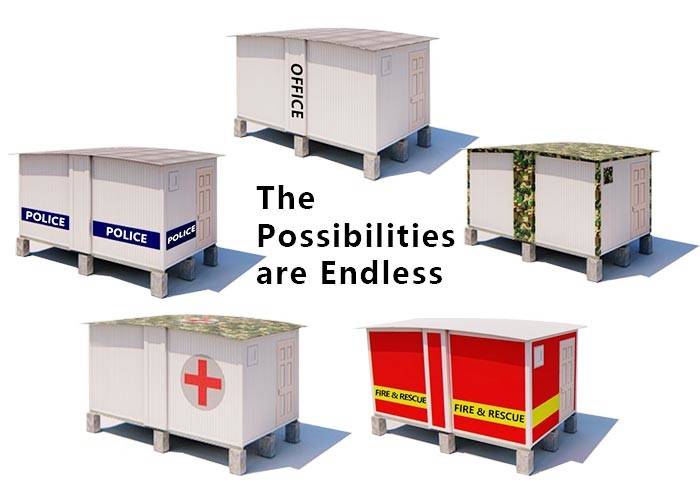 cheap prefab waterproof portable emergency shelter