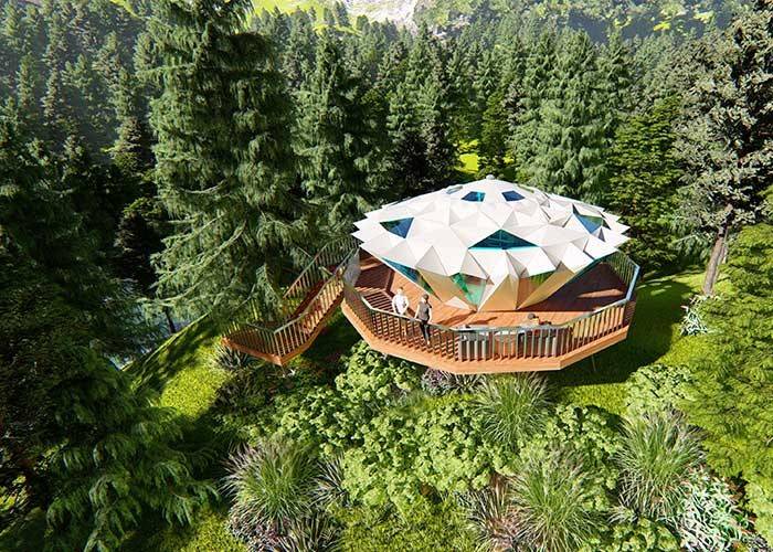 Light Steel Frame Movable Eps Prefab Geodesic Dome House Dome Kits light-steel-frame-movable-eps-prefab-geodesic-dome-house-dome-kits