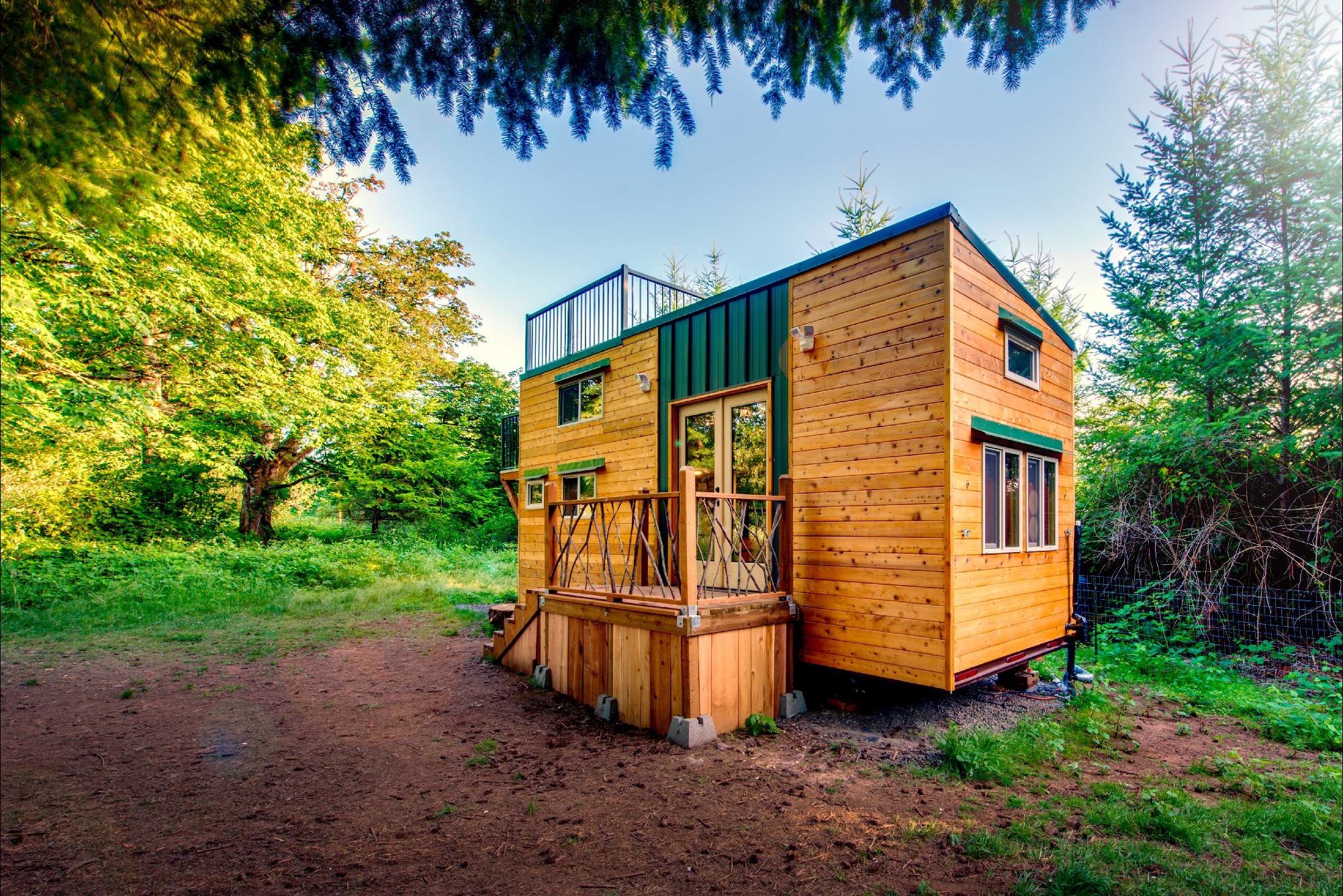 Mountaineer Tiny Home with Rooftop Deck the best tiny homes airbnb in