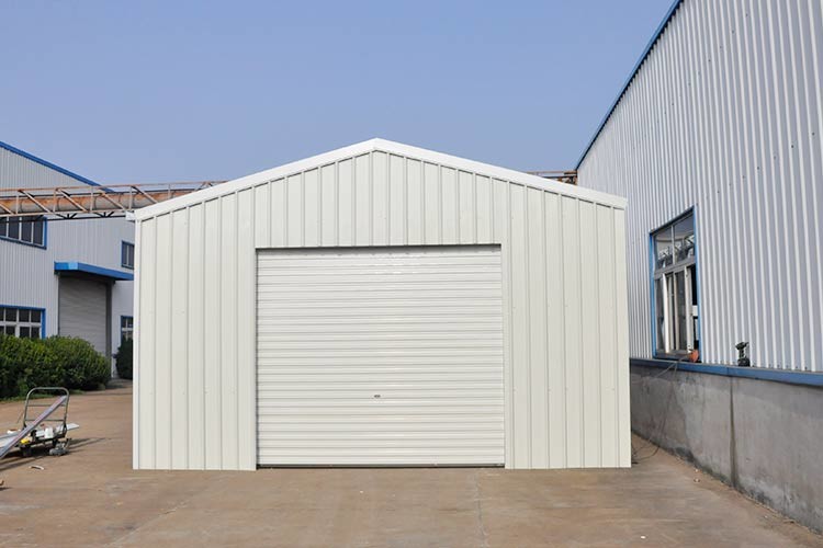 Light Steel Frame Structure Fireproof Metal Car Sheds / Waterproof Car Storage Sheds in Australia Standard