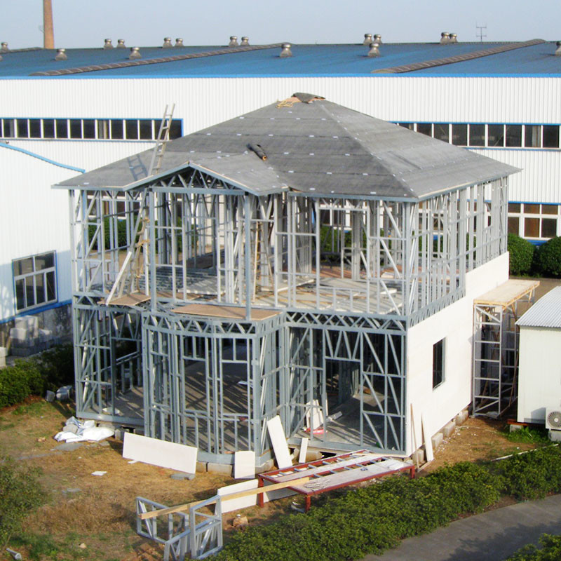 Light Steel Modular Panel Prefab Disaster Light Steel Frame Houses , Panelized Home Kits For ...