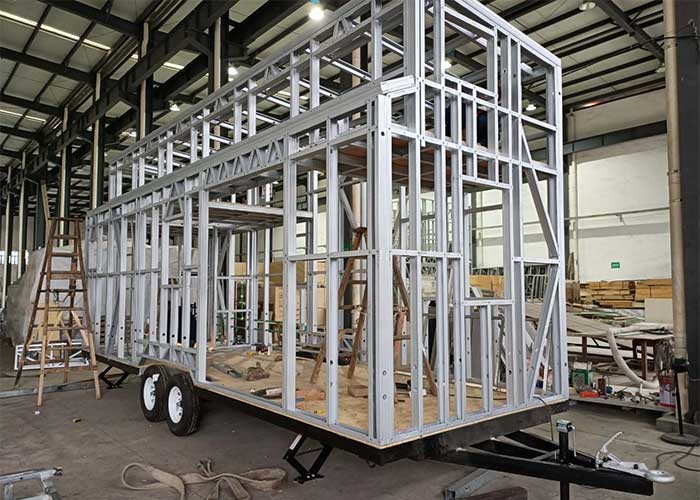 Light Steel Modular Panel Light Steel Modular Tiny Prefab Homes With Integrated Wall Panel For ...