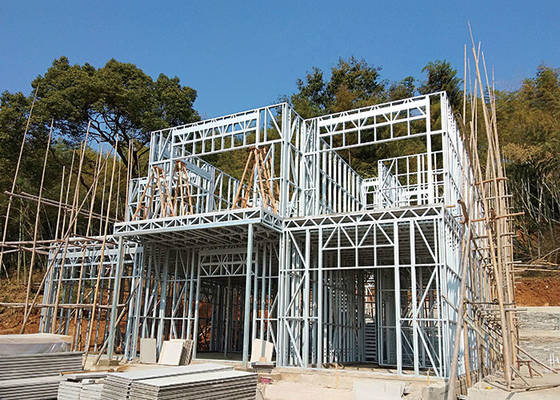 2 Storey Prefabricated Villa House With Light Steel Framing