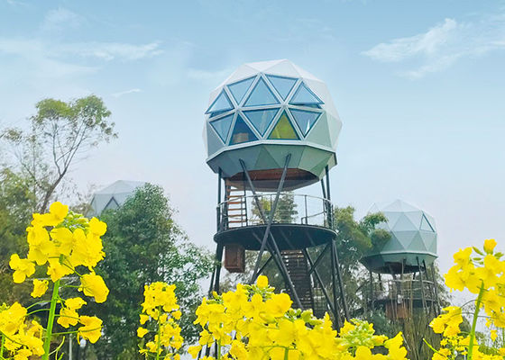 Modular Dome  House Prefab Garden Studio Homes In Light Gauge Steel Frame For Resort