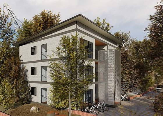 Movable Prefab Apartment Buildings Light Steel Frame House Kits