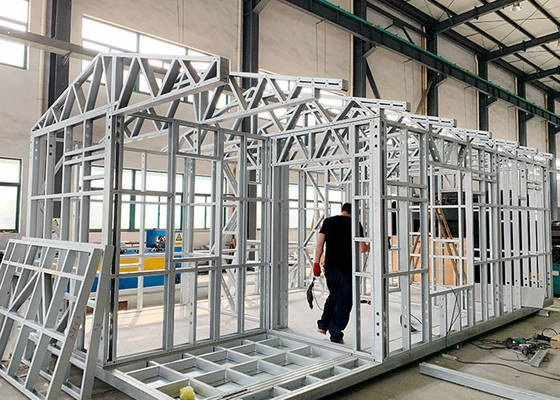 Factory Direct Prefab Light Steel Frame Mobile House Kits with Folding System Save Costs