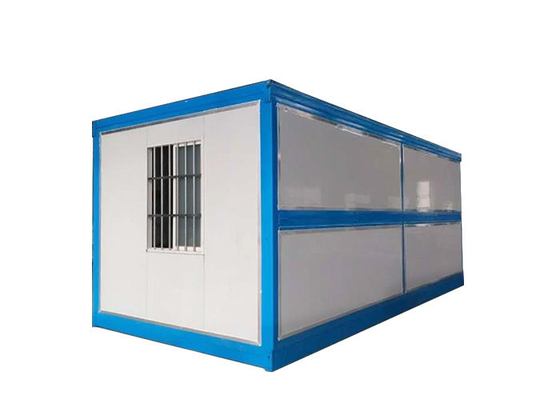 Cheap 20FT 40FT Prefab Foldable Flat Pack Modular Folding Container House As Emergency Shed
