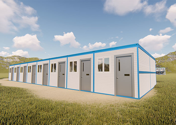 Light Gauge steel Modular Home Prefab Folding Container Houses 20FT 40FT for Affordable Emergency Shed