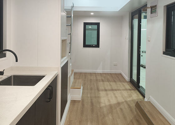 Wheeled Light Steel Prefab Tiny House