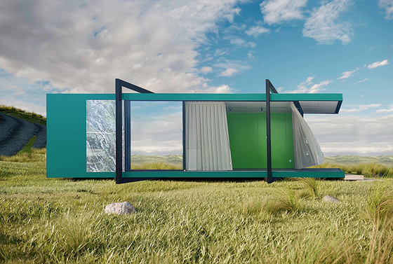 DeepBlue SmartHouse'S Serene Sustainable Retreat Prefab Light Steel Frame House