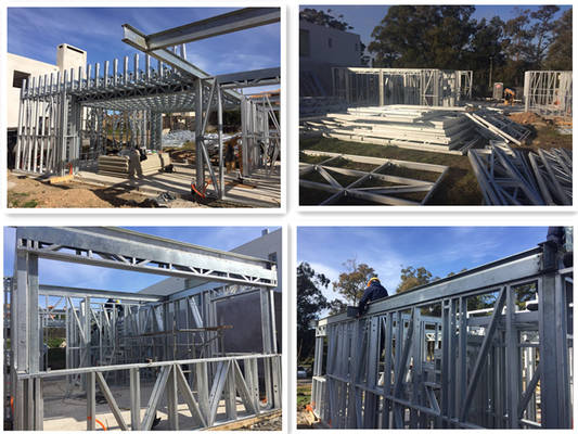 Light Steel Frame Structure Prefabricated Villa /  Energy Saving Modern Modular Homes