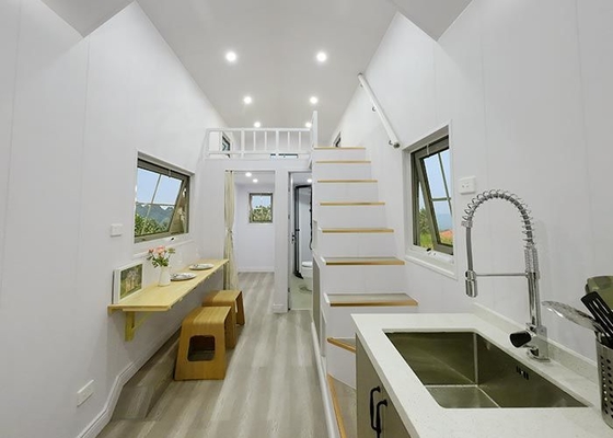 Cutting-Edge Modular Prefab Tiny House: Innovative Light Steel Design On Wheel