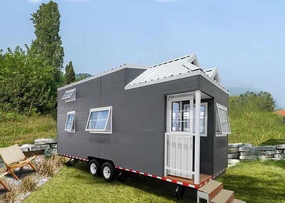 Light Steel Frame Tiny Home On Wheels With Trailer For Airbnb