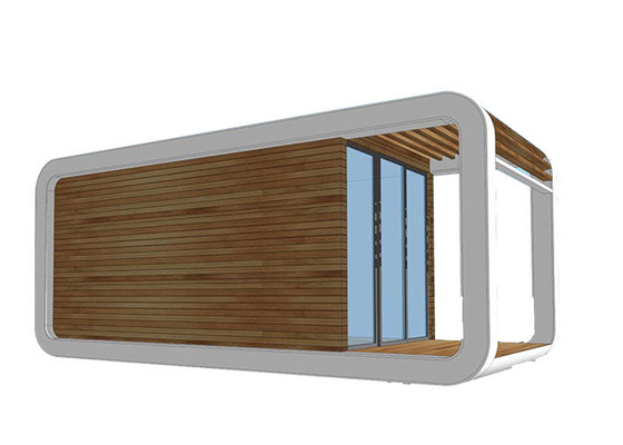 Luxury Cabin With Light Steel Frame Design, Prefab Hotel Unit Small Modular Homes