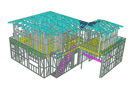 Australian Standard Prefab Contemporary Modular Build A Light Guage Steel Frame House