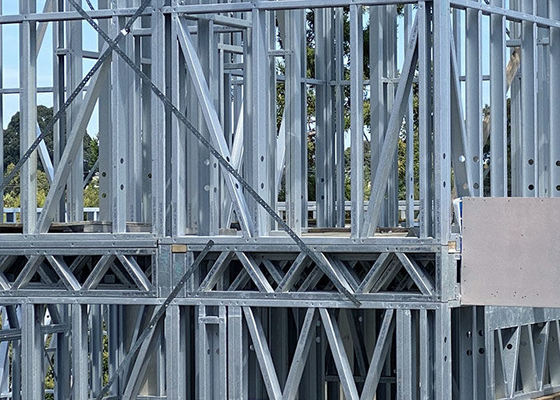 Australian Standard Prefab Contemporary Modular House Kits Build Light Guage Steel Frame House