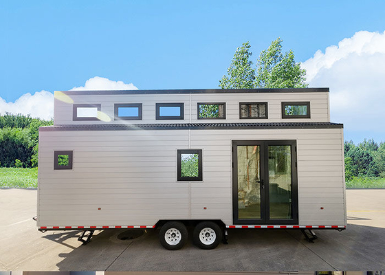 AS/NZS Standard Prefab Light Steel Prefab Tiny House Featuring Metal PU Sandwich Panel Wall And Trailer