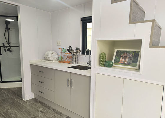 ICC-ES Certification Modular Prefabricated Tiny House On Wheels Cider Box Motorhome