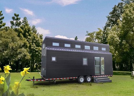 USA Standard Prefabricated Tiny House On Wheels Cider Box Mini Home Kit Motorhome