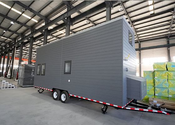 Lightweight Modular Home Prefabricated Houses With Light Steel Structure Tiny House On Wheels