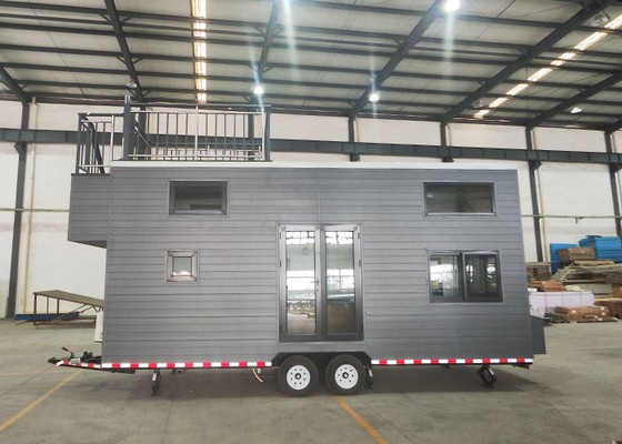 Modular Home Prefabricated Tiny House On Wheels WIth Light Gauge Steel Frame