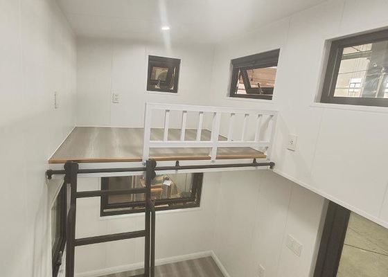 Prefabricated Tiny House On Wheels Prefab Kit Home Modern With Double Glazing Windows