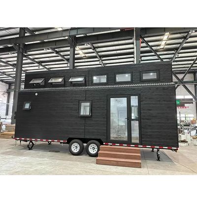 Prefabricated Modular Home On Wheels With Double-Glazed Aluminium Windows