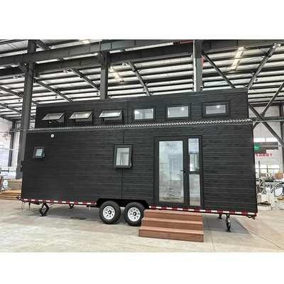 Prefabricated Modular Home Tiny Home On The Wheels With Double Glazing Alum Window