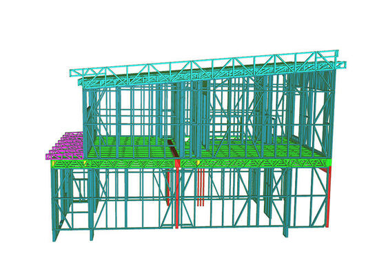 Modular Home Prefabricated House Construction Apartment Buildings With Light Steel Frame