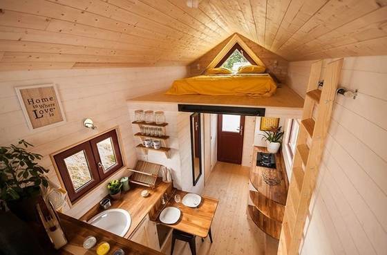 Light Steel Prefabricated Luxury Tiny House On Wheels And 3 Bedroom Micro Prefab Cabins