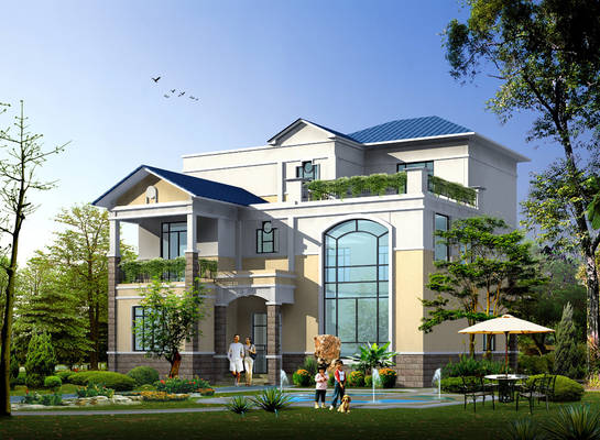 Energy Saving Affordable Prefab House Steel Structure Villa Prefabricated Villas Custom House With New Design