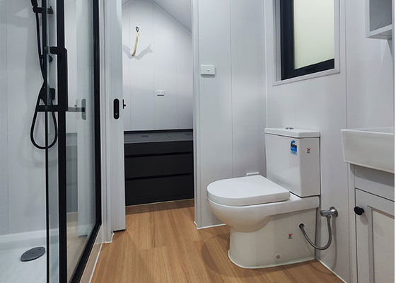10mm MDF Flooring Dry Area Flooring Luxury Prefab Tiny House On Wheels