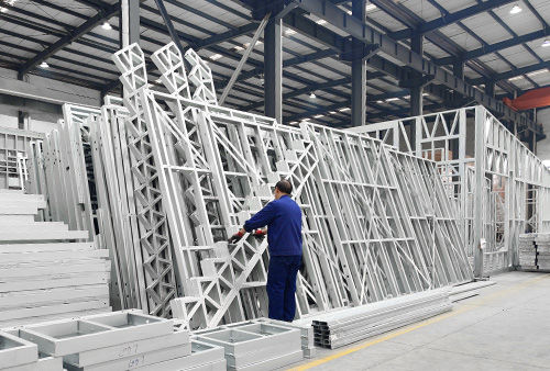 AS / US Steel Frame House Kits And Plans Prefab House Steel Modular Homes