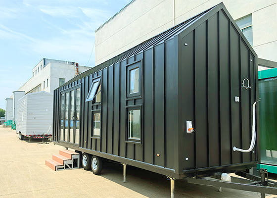 Hot Selling Modular Home On Wheels Prefabricated Tiny Steel Structure Mobile House