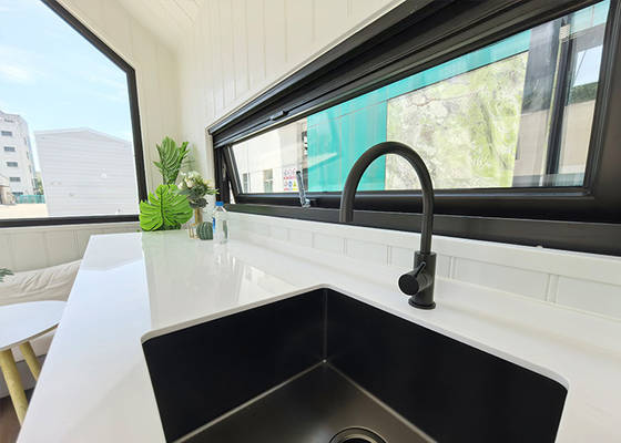 Modern Glamping Trailer Houses Tiny House Mobile Home Ready To Ship With Wheels
