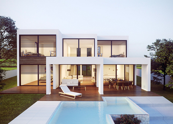 Hurricane-Proof Prefabricated House Villas Single-Family Home Modular Home Steel House Ktis